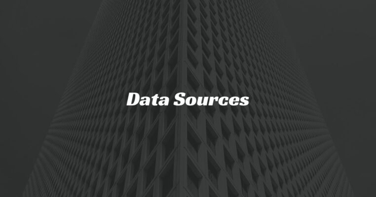 various sources of data