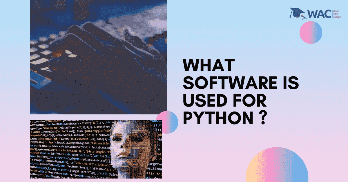 What software is used for Python