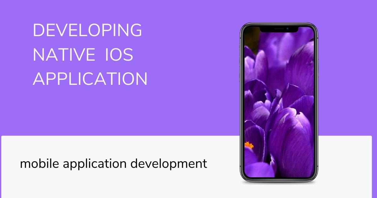 developing native ios application