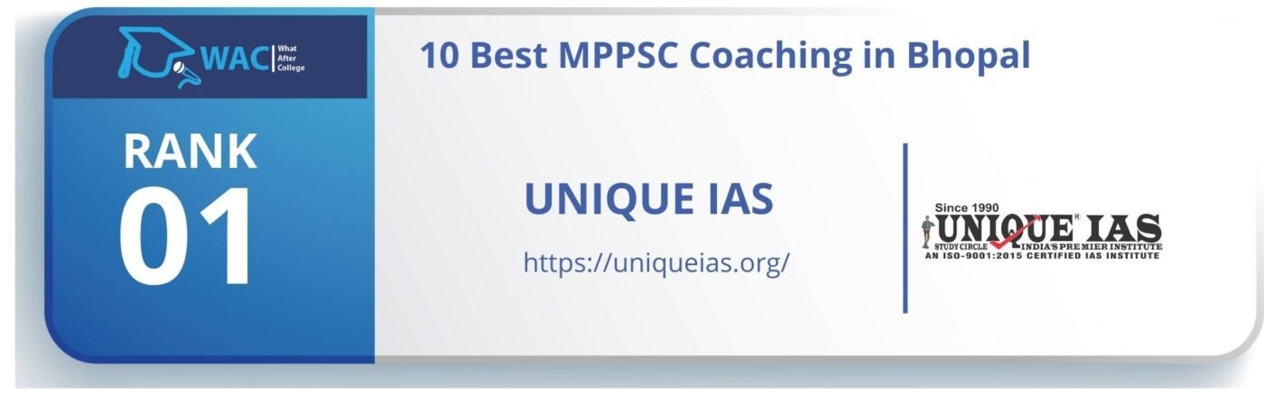 10 Best MPPSC Coaching in Bhopal rank 1