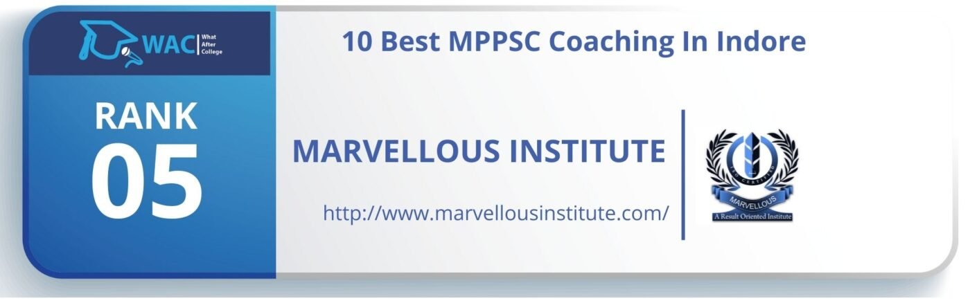 Rank 5: Marvellous Institute | MPPSC best coaching in Indore