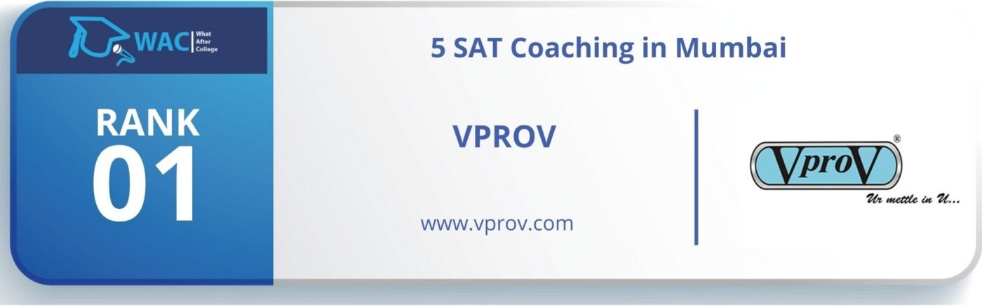 Rank 1: VPROV | SAT Coaching in Mumbai