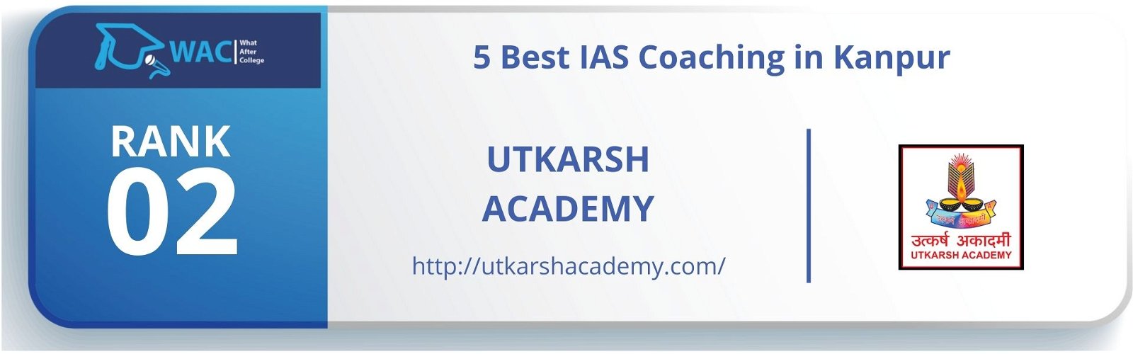 5Best IAS Coaching In Kanpur Rank 2: Utkarsh Academy in Kanpur