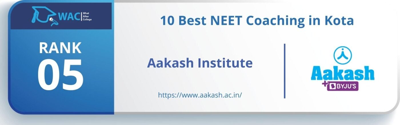 Rank 5: Aakash Institute