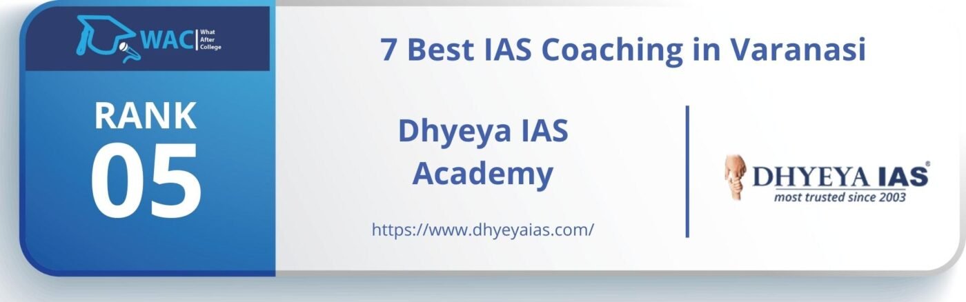 Rank 5 : Dhyeya IAS Academy 