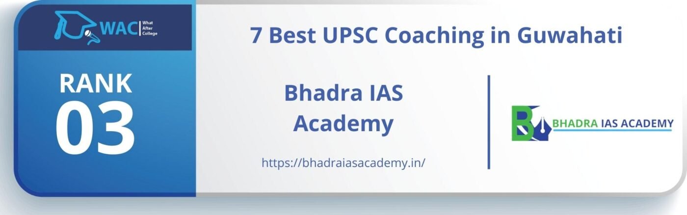 Rank 3 : Bhadra IAS Academy