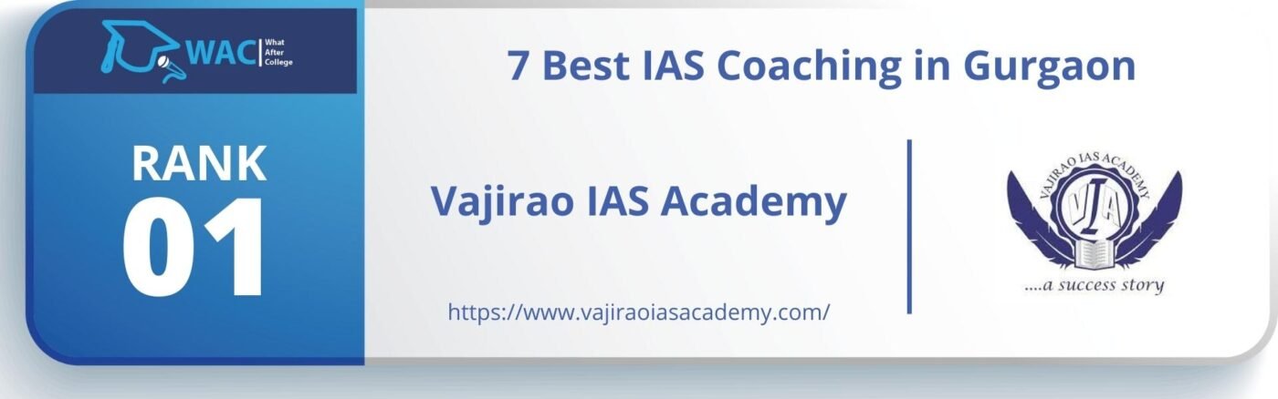 Rank 1: Vajirao IAS Academy
