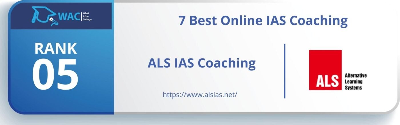 Rank 5 : ALS IAS Coaching