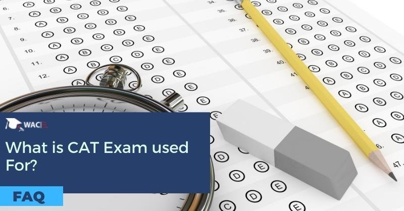 What Is CAT Exam Used For?