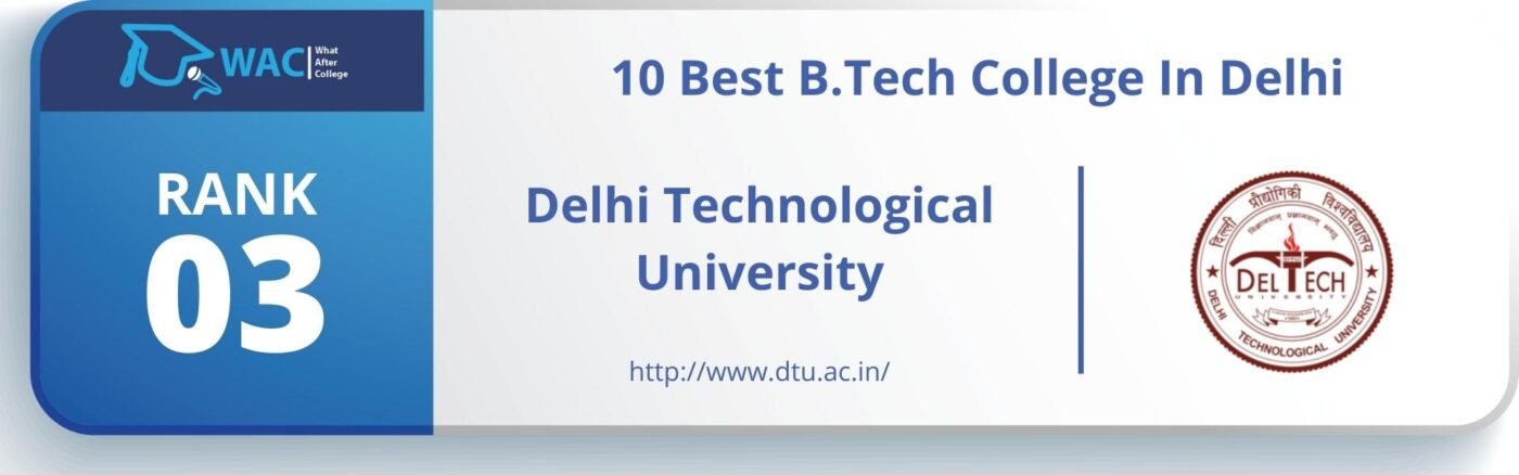 Rank: 3 Delhi Technological University 