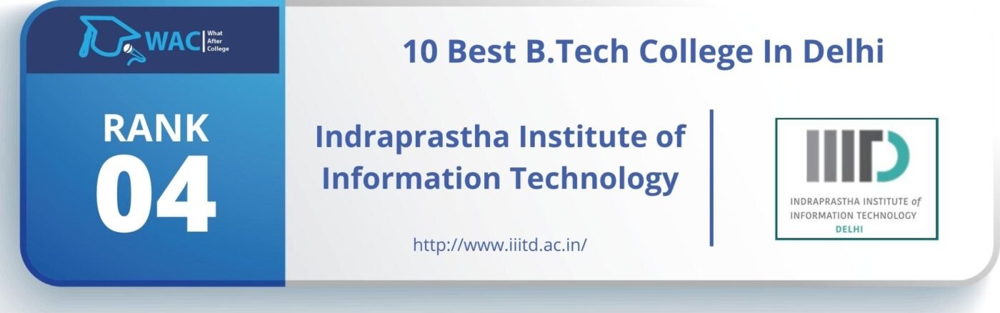 Rank: 4 Indraprastha Institute of Information Technology