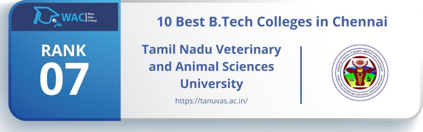 Rank: 7 Tamil Nadu Veterinary and Animal Sciences University