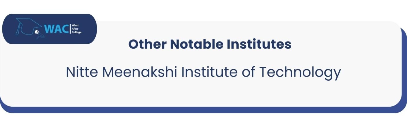  Nitte Meenakshi Institute of Technology