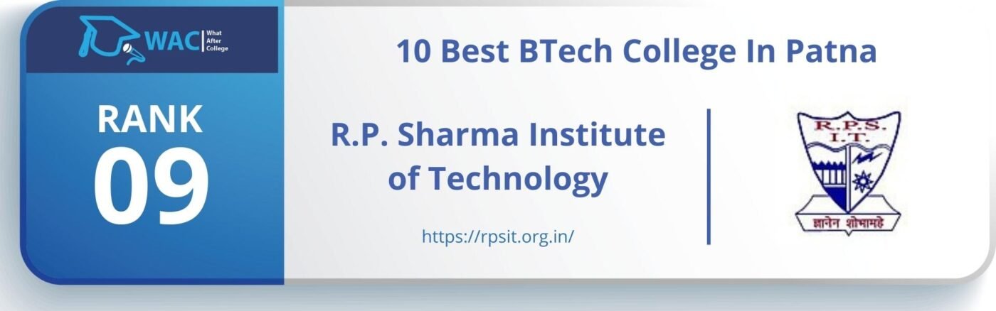 Rank: 9 R.P. Sharma Institute of Technology