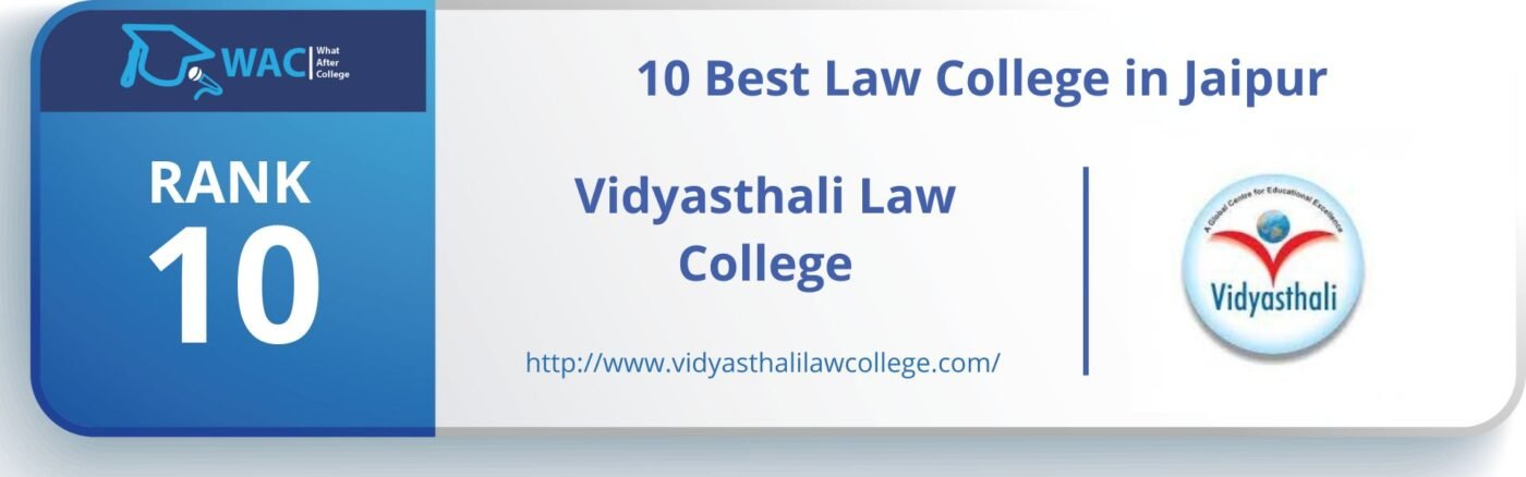 Rank: 10 Vidyasthali Law College
