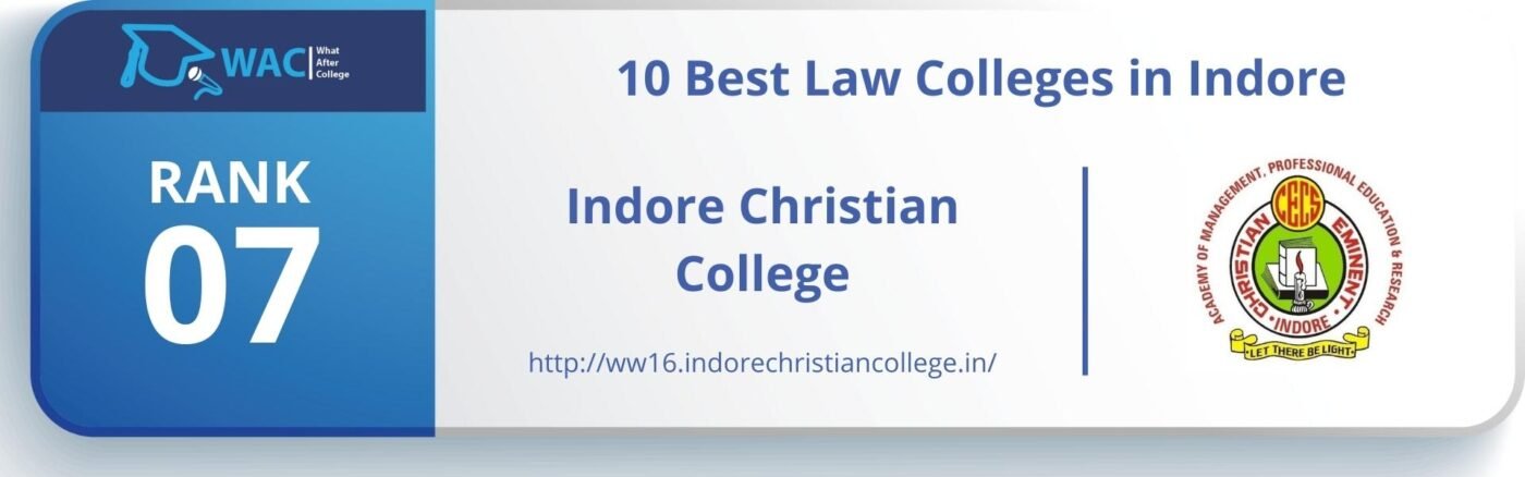 Rank: 7 Indore Christian College