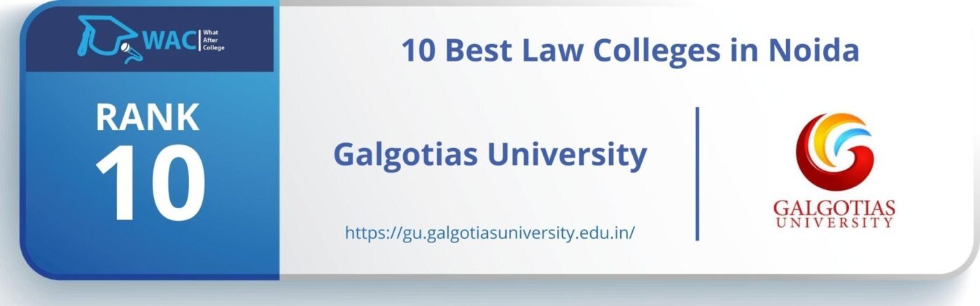 Rank: 10 Galgotias University
