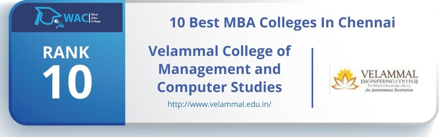 Rank 10: Velammal College of Management and Computer Studies