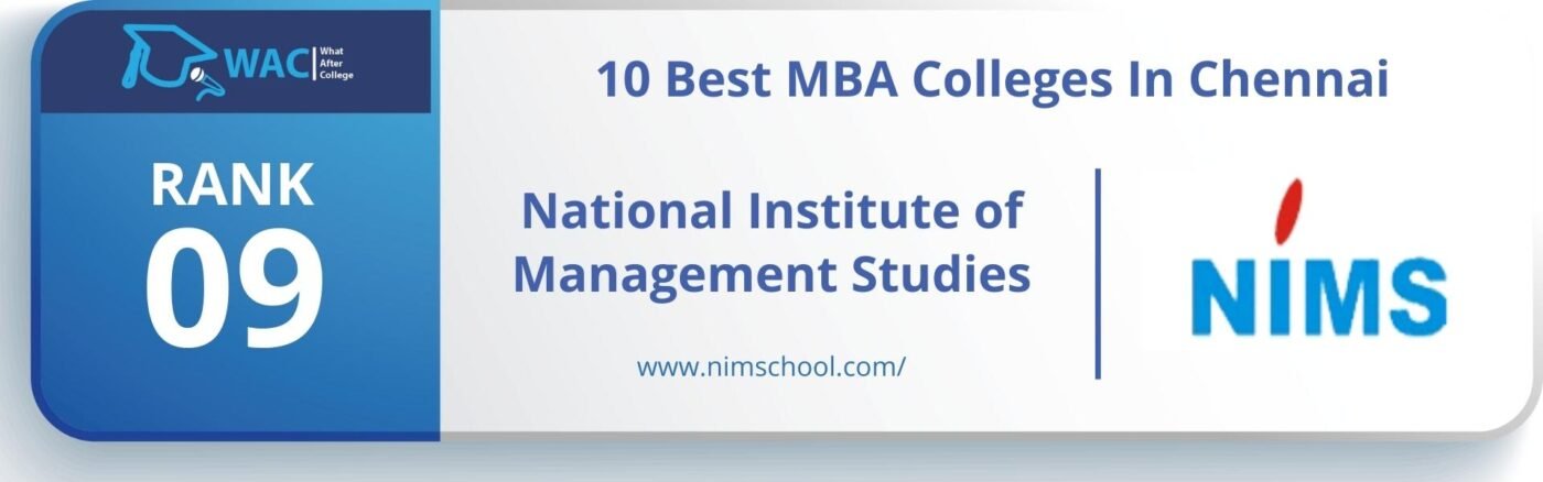 Rank 9 : National Institute of Management Studies