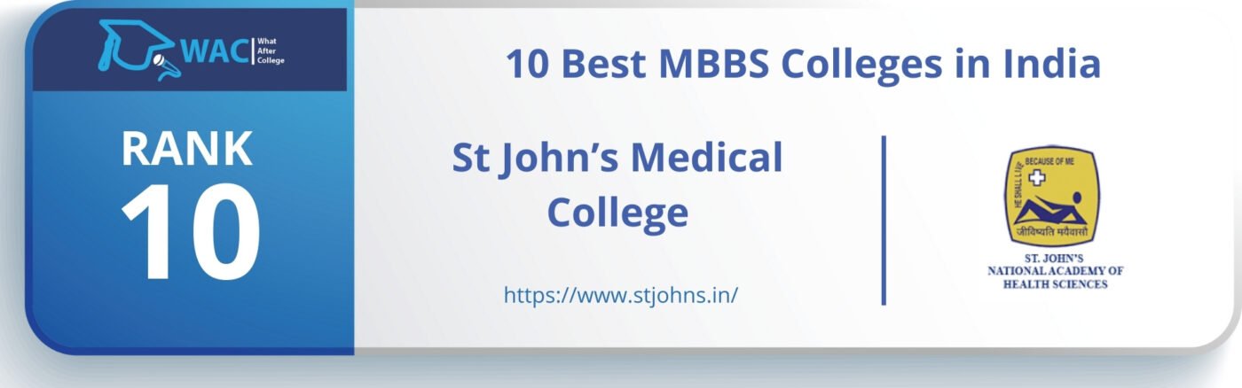 Rank: 10 St John's Medical College, Bangalore