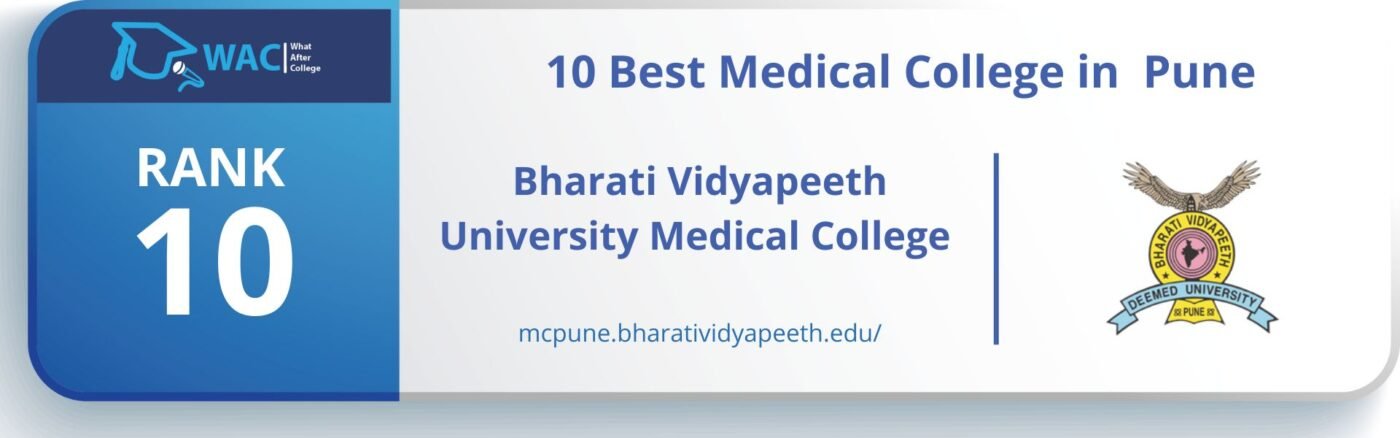 Rank: 10  Bharati Vidyapeeth University Medical College