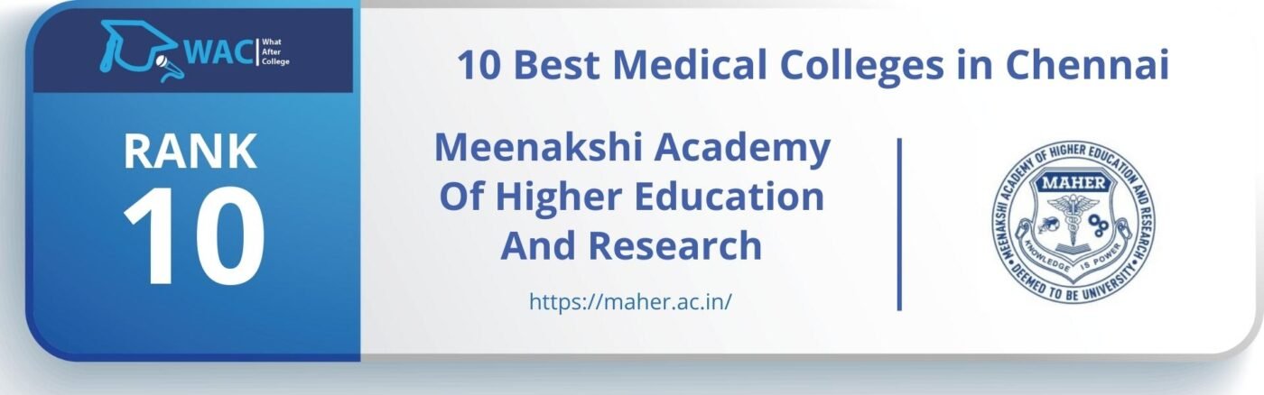 Rank: 10 Meenakshi Academy Of Higher Education And Research