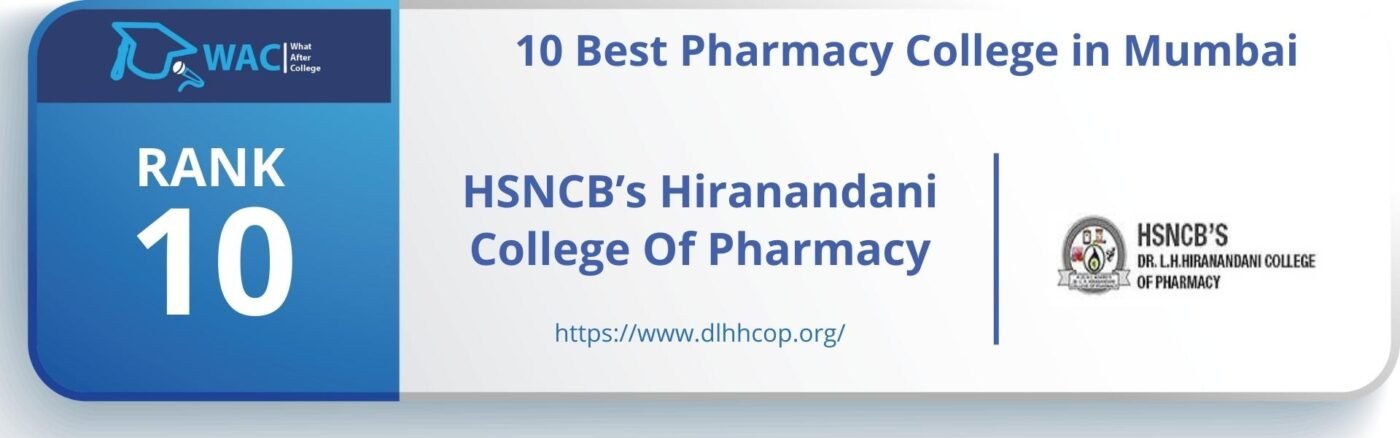 HSNCB's Hiranandani College Of Pharmacy