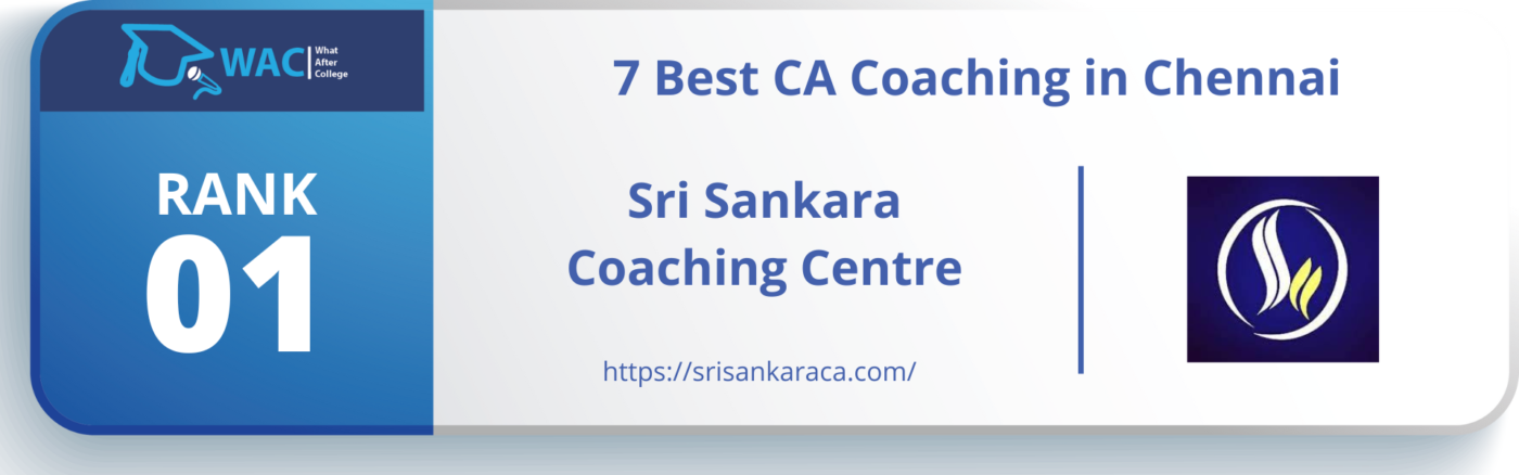 Rank 1: Sri Sankara Coaching Centre