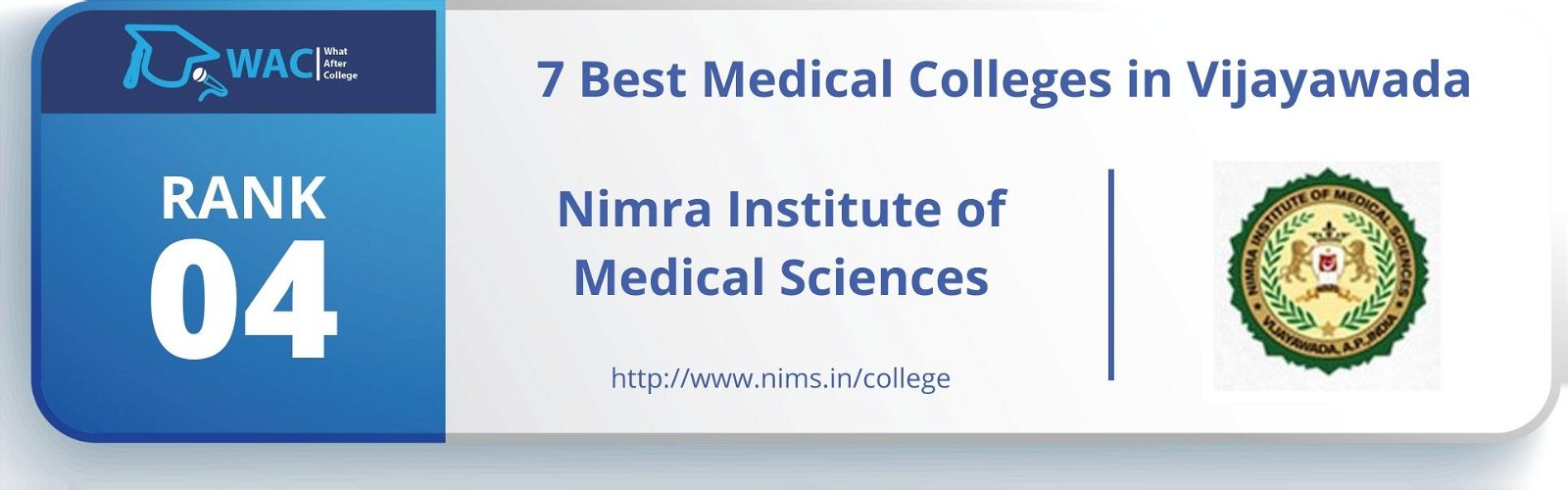 Rank: 4  Nimra Institute of Medical Sciences