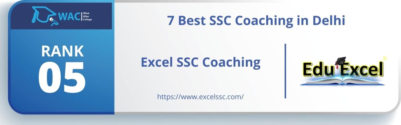 Rank 5: Excel SSC Coaching Delhi