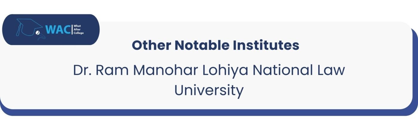 Other: 4 Dr. Ram Manohar Lohiya National Law University 