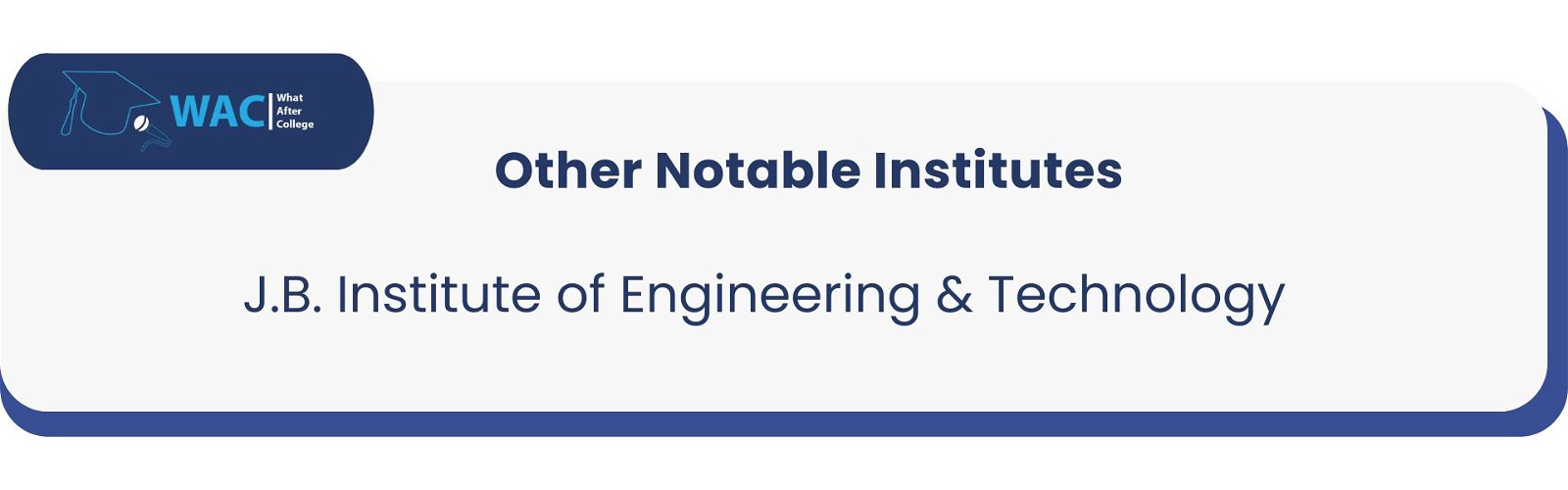 J.B. Institute of Engineering & Technology