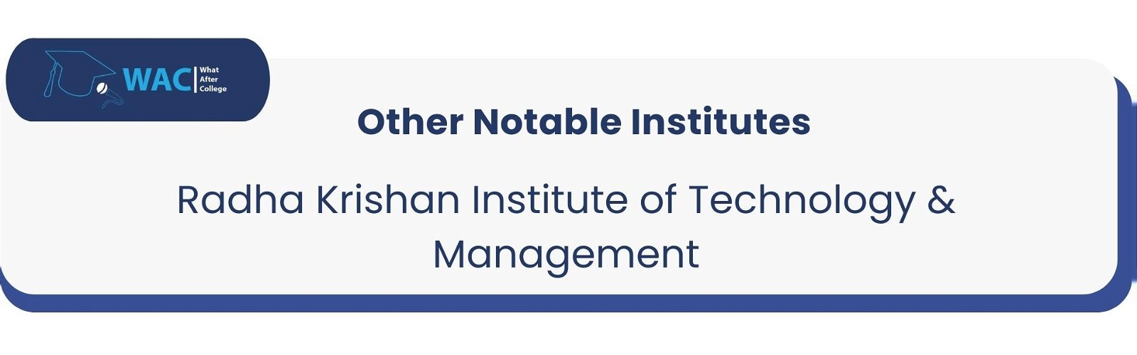Radha Krishan Institute of Technology & Management