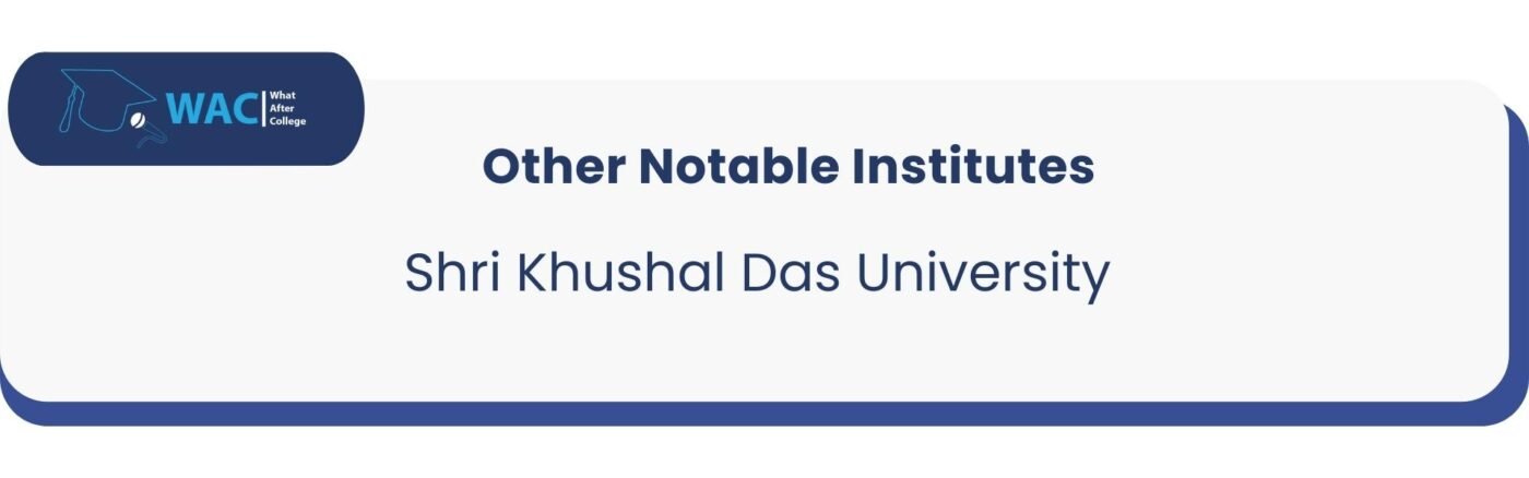 Other: 1 Shri Khushal Das University - [SKDU]