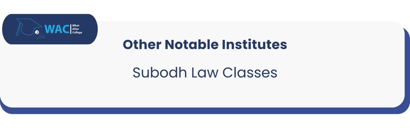 Subodh Law Classes 