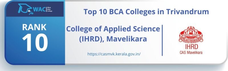 Rank 10: College of Applied Science (IHRD), Mavelikara