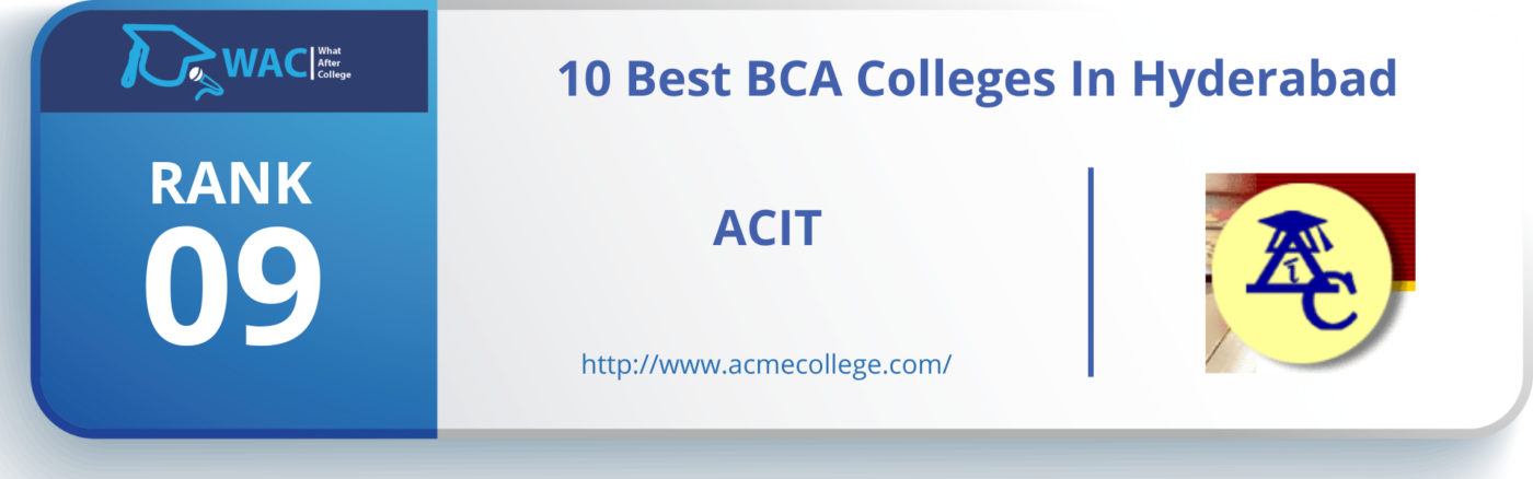 Rank 9: Acme College Of Information Technology - [ACIT], Hyderabad