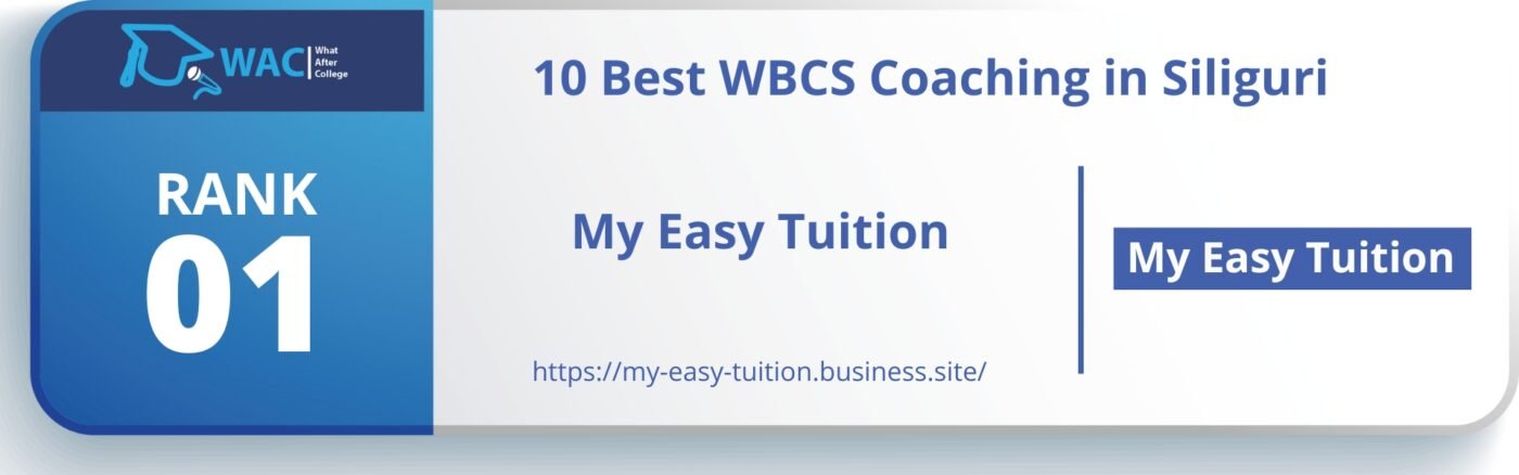 10 Best WBCS Coaching in Siliguri  