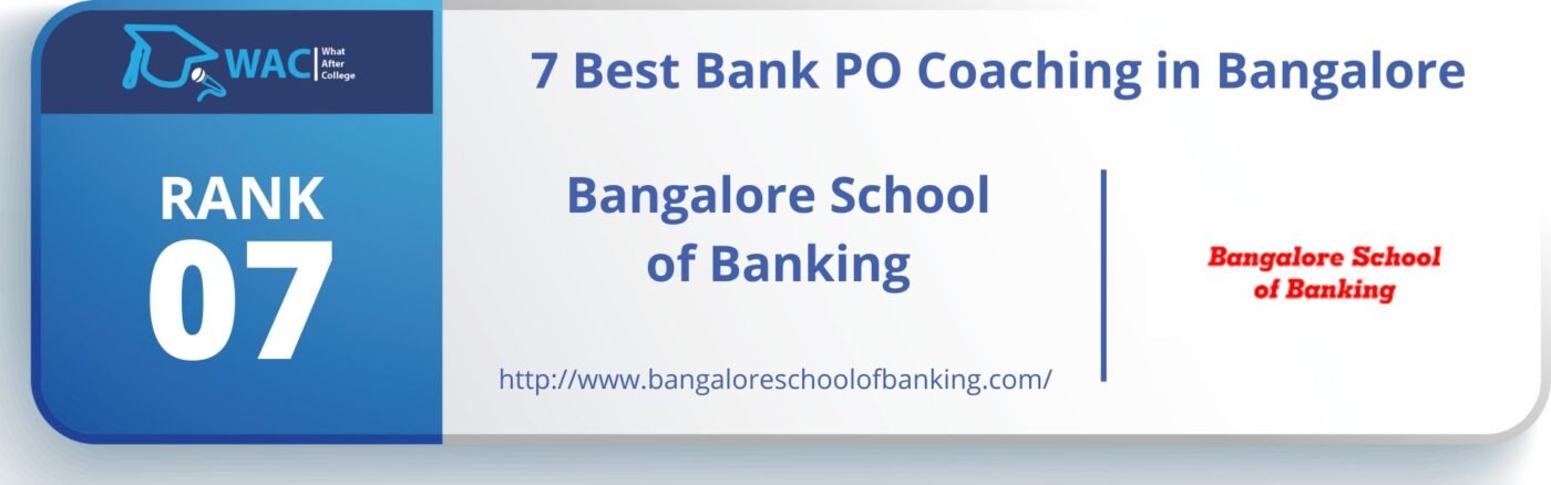 Rank 7: Bangalore School of Banking