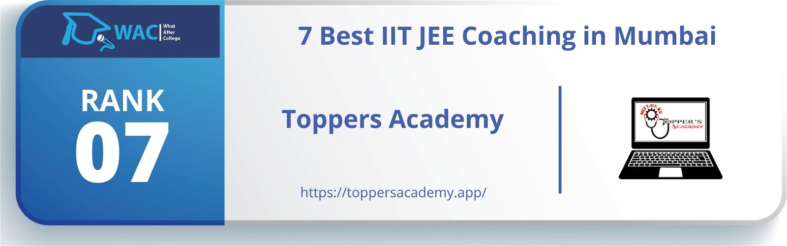 Rank 7: Toppers Academy