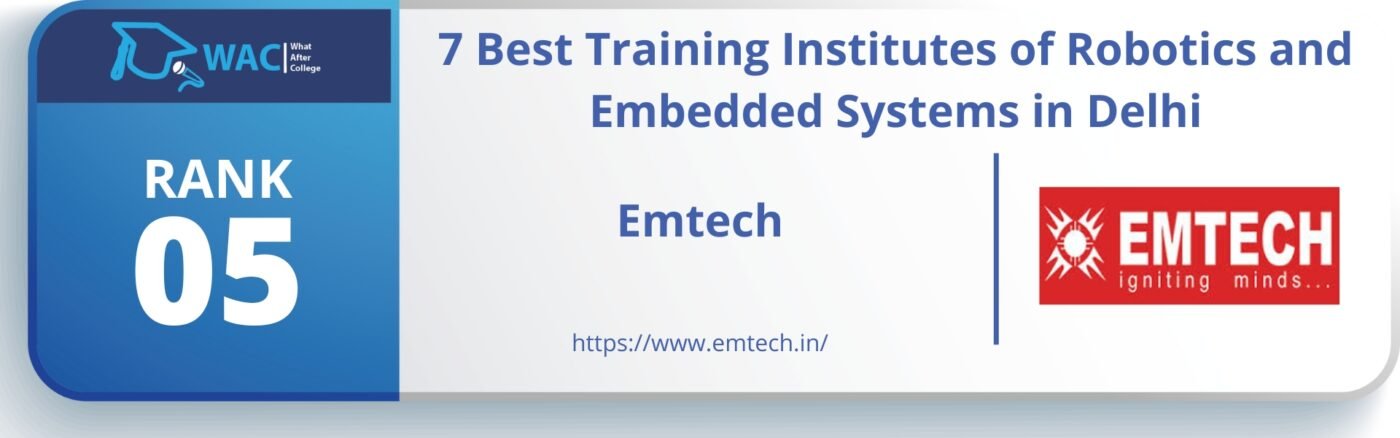 robotics and embedded systems institutes in Delhi