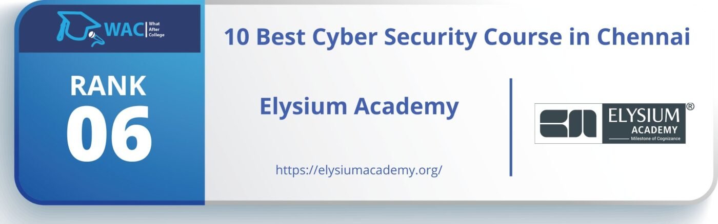 Best Cyber Security Course Institute in Chennai