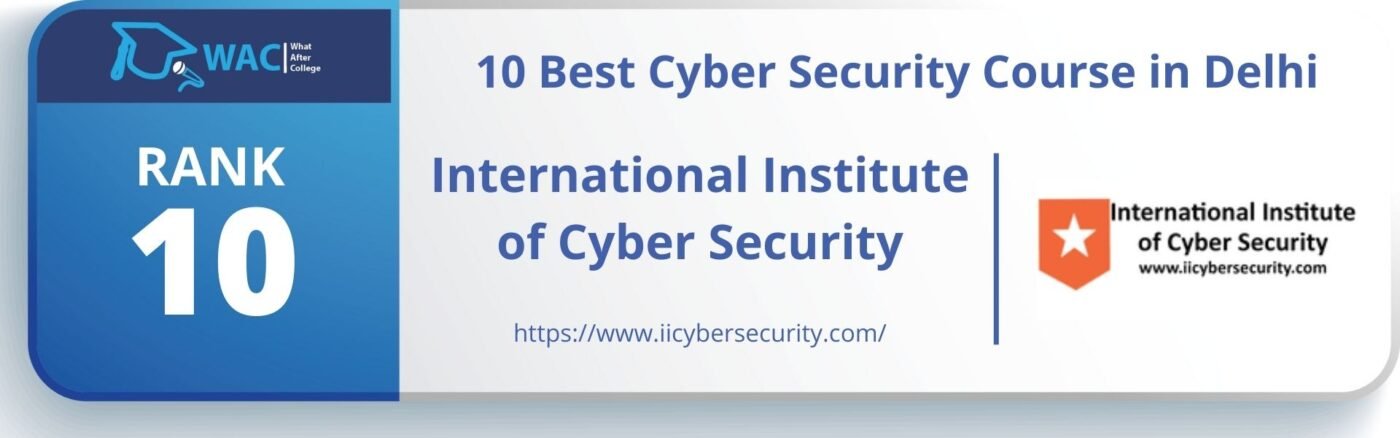 Rank: 10 International Institute of Cyber Security