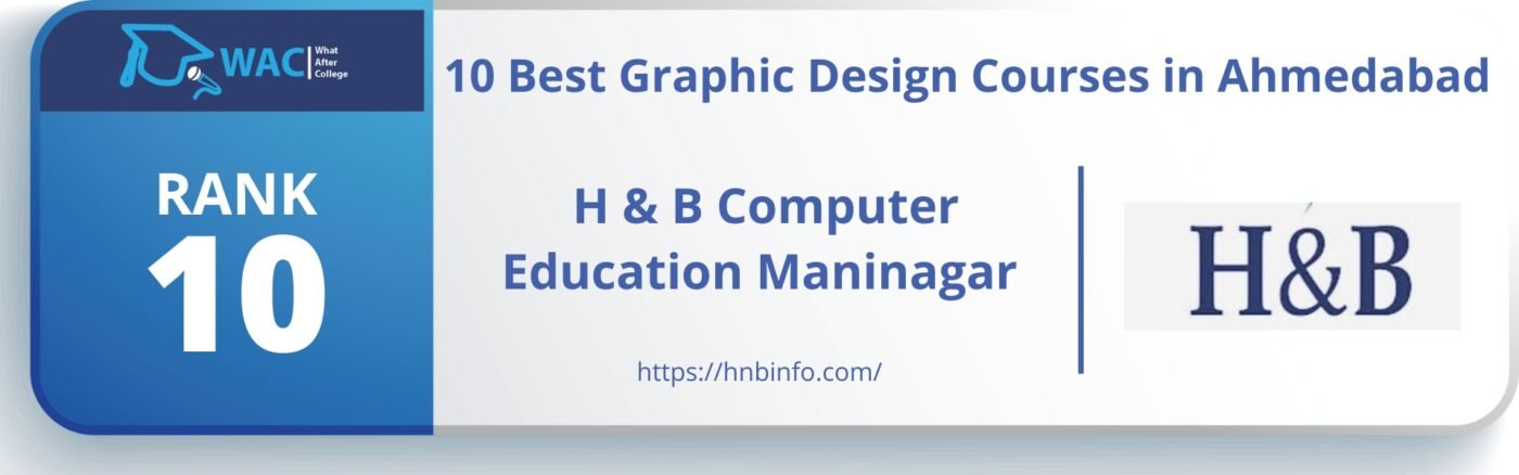 Rank: 10 H & B Computer Education Maninagar