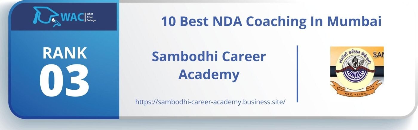 Rank 3: Sambodhi Career Academy