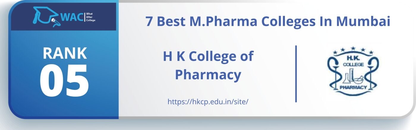 Rank 5: H K College of Pharmacy