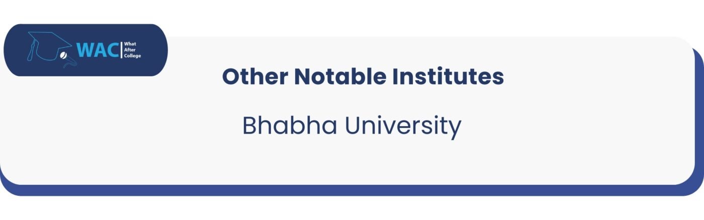 Other: 1 BHABHA UNIVERSITY