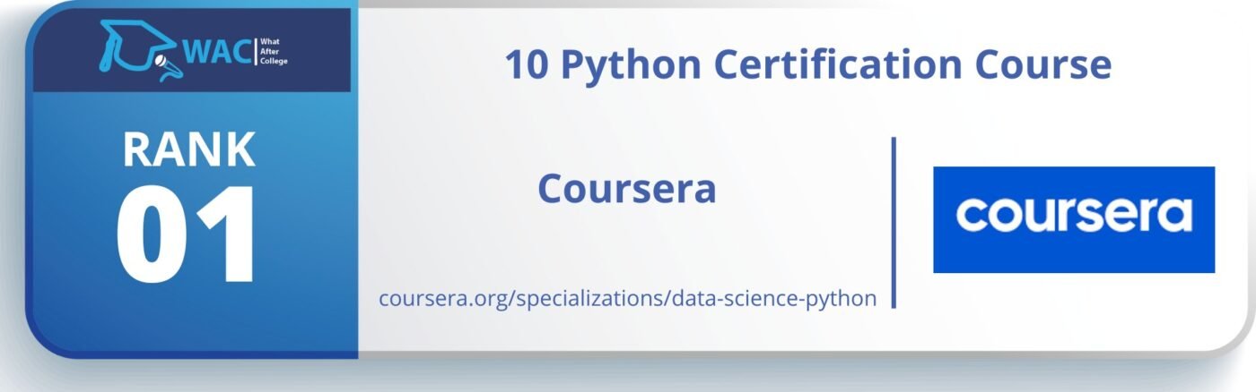 20 Best Python Certification Course Online