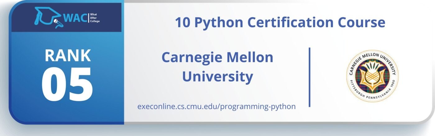 Programming with Python (Carnegie Mellon University)
