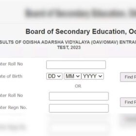 Odisha OAVS Result 2023: Odisha OAVS Result 2023 declared on oav.edu.in, entrance exam result link here